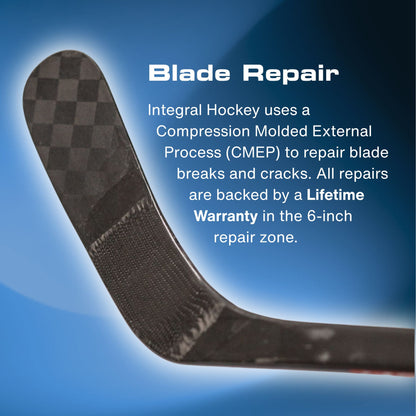 Integral Hockey Player Stick Repair Service - Includes Return Shipping
