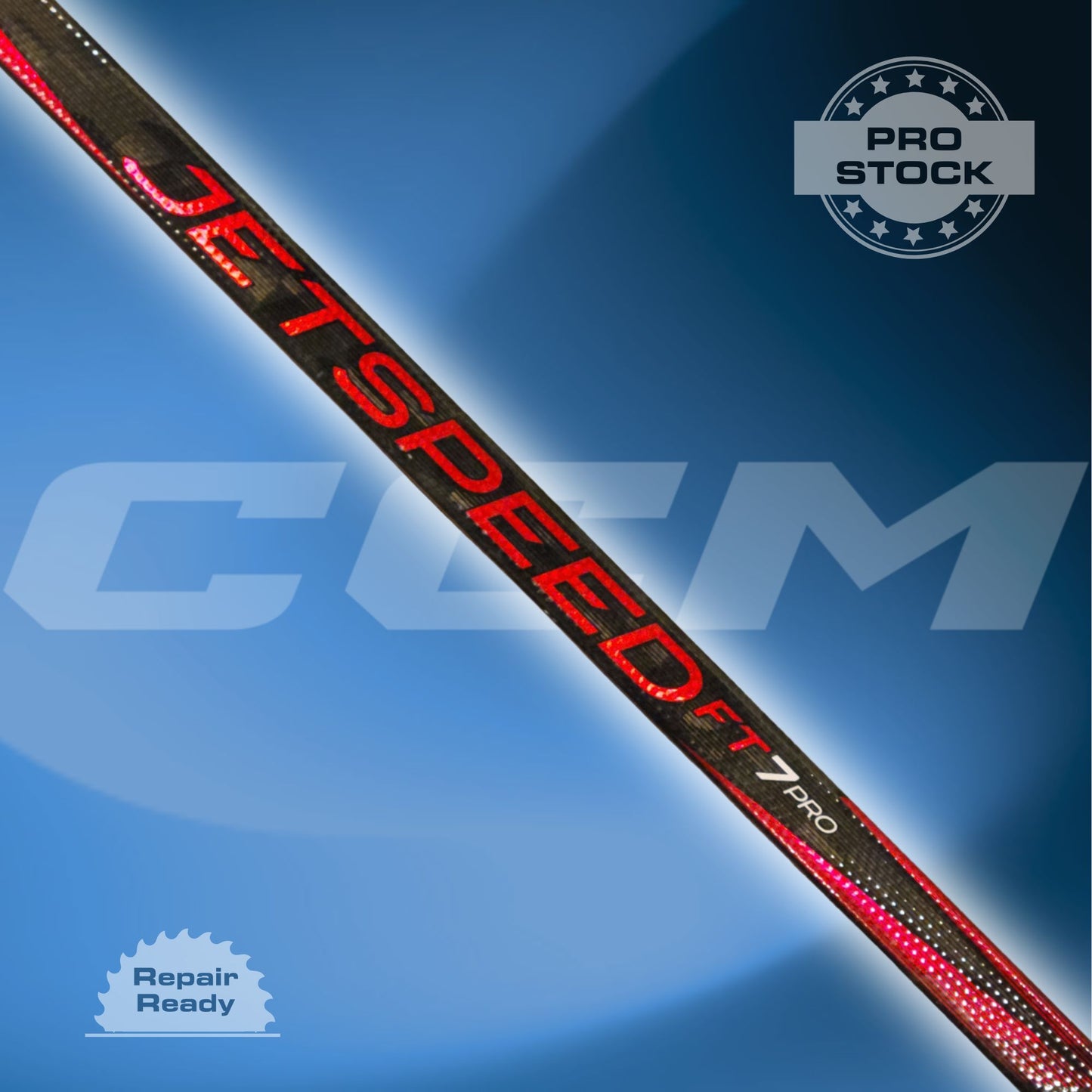 CCM Jetspeed FT7 Pro Hockey Stick - Red (Refurbished)