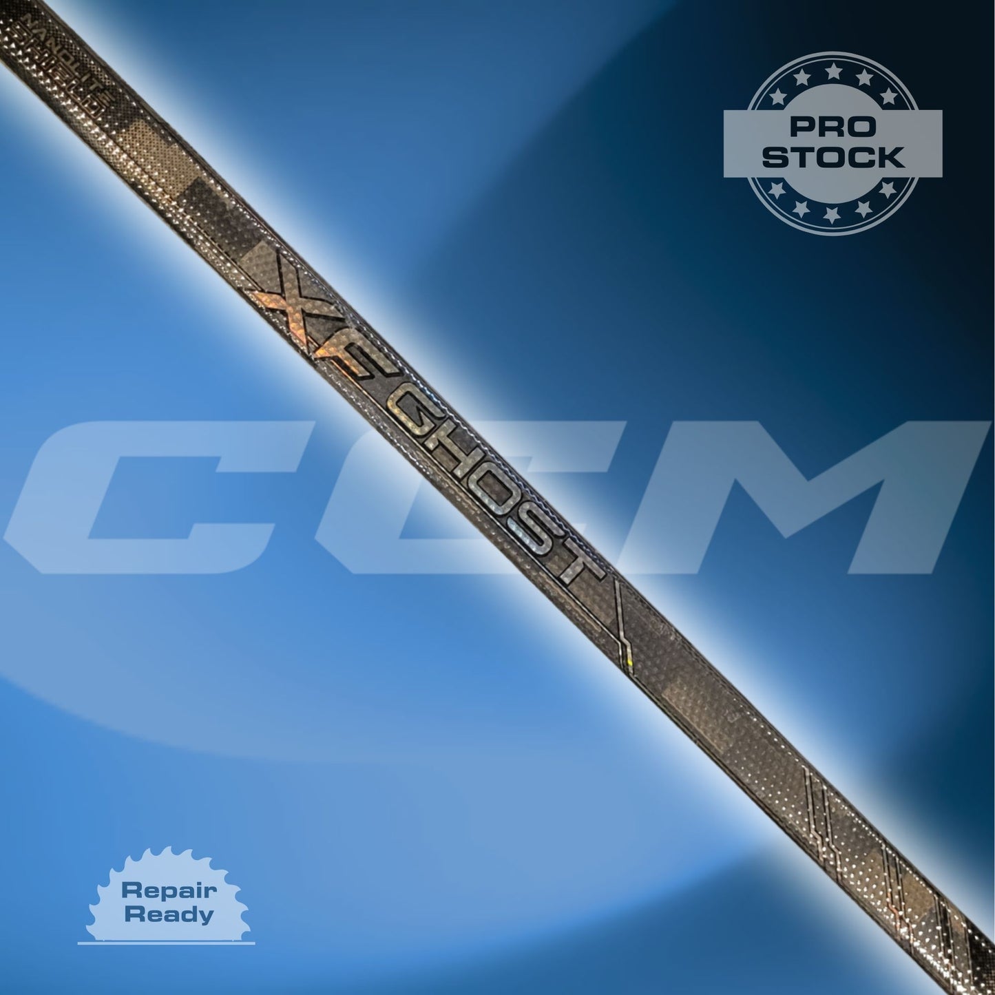 CCM XF Ghost Hockey Stick - Pro Stock - Black